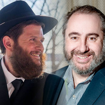 Rabbi Shmuel Braun and Rabbi Mark Gottlieb of Lev LeDaas